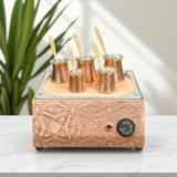 Traditional Handcrafted Copper Sand Coffee Maker Machine – 1000W, 110 or 220Volt