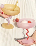 Jelly Bean Glass - Whimsical Eclectic Dopamine Coupe