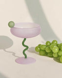 Jelly Bean Glass - Whimsical Eclectic Dopamine Coupe