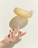 Jelly Bean Glass - Whimsical Eclectic Dopamine Coupe