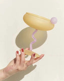 Jelly Bean Glass - Whimsical Eclectic Dopamine Coupe