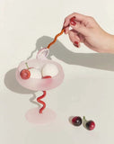 Jelly Bean Glass - Whimsical Eclectic Dopamine Coupe