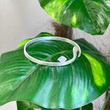 Adjustable Arabic Nun (N) Letter Bracelet - Brass, Gold / Silver Plating -Unisex