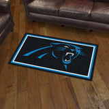 Fanmats® - NFL Carolina Panthers Ultra Plush Area Rug with Panther Logo