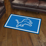 Fanmats® - NFL Detroit Lions Ultra Plush Area Rug with Lion Logo