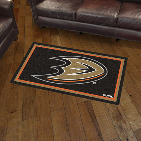 Fanmats® - NHL Anaheim Ducks 3'x5' Ultra Plush Area Rug with Duck Foot Log