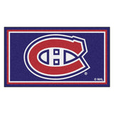 Fanmats® - NHL Montreal Canadiens 3'x5' Ultra Plush Area Rug with C Logo
