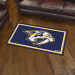 Fanmats - NHL Nashville Predators 3'x5' Ultra Plush Rug w/Saber Tooth Tiger Logo