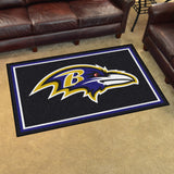 Fanmats® - NFL Baltimore Ravens Ultra Plush Area Rug with Raven Logo