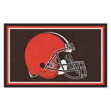 Fanmats® - NFL Cleveland Browns Ultra Plush Area Rug with Browns Helmet Logo