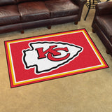 Fanmats® - NFL Kansas City Chiefs Ultra Plush Area Rug with KC Arrow Logo