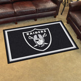 Fanmats® - NFL Las Vegas Raiders Ultra Plush Area Rug with Raider Logo