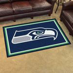 Fanmats® - NFL Seattle Seahawks Ultra Plush Area Rug with Seahawk Logo