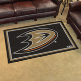 Fanmats® - NHL Anaheim Ducks Ultra Plush Area Rug with Duck Foot Logo