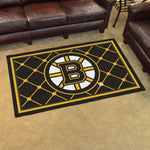 Fanmats® - NHL Boston Bruins Ultra Plush Area Rug with Spoked-B Logo