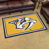 Fanmats® - NHL Nashville Predators Ultra Plush Area Rug W/Saber Tooth Tiger Logo