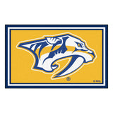 Fanmats® - NHL Nashville Predators Ultra Plush Area Rug W/Saber Tooth Tiger Logo