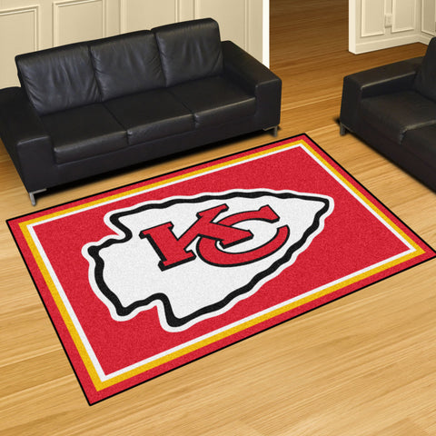 Fanmats® - NFL Kansas City Chiefs Ultra Plush Area Rug with KC Arrow Logo