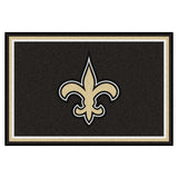 Fanmats® - NFL New Orleans Saints Ultra Plush Area Rug with Fluer-De-Lis Logo