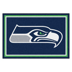 Fanmats® - NFL Seattle Seahawks Ultra Plush Area Rug with Seahawk Logo