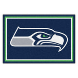 Fanmats® - NFL Seattle Seahawks Ultra Plush Area Rug with Seahawk Logo