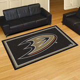 Fanmats® - NHL Anaheim Ducks Ultra Plush Area Rug with Duck Foot Logo