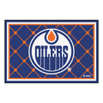 Fanmats® - NHL Edmonton Oilers Ultra Plush Area Rug with Circle Oilers Logo