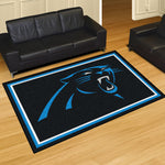 Fanmats® - NFL Carolina Panthers Ultra Plush Area Rug with Panther Logo