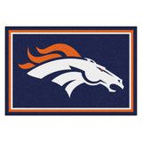 Fanmats® - NFL Denver Broncos Ultra Plush Area Rug with Bronco Logo