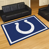 Fanmats® - NFL Indianapolis Colts Ultra Plush Area Rug with Horseshoe Logo