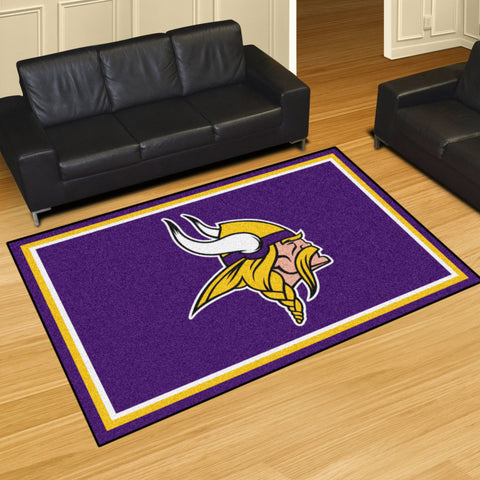 Fanmats® - NFL Minnesota Vikings Ultra Plush Area Rug with Viking Logo