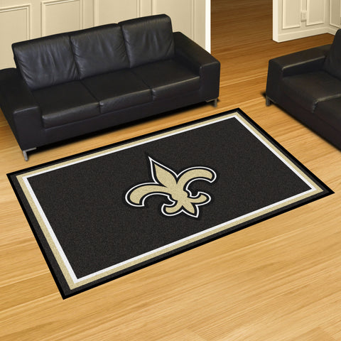 Fanmats® - NFL New Orleans Saints Ultra Plush Area Rug with Fluer-De-Lis Logo