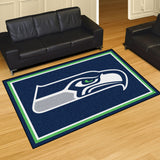 Fanmats® - NFL Seattle Seahawks Ultra Plush Area Rug with Seahawk Logo