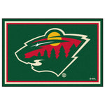 Fanmats® - NHL Minnesota Wild Ultra Plush Area Rug with Wild Logo