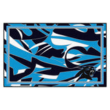 Fanmats® - NFL Carolina Panthers 4'x6' Ultra Plush Area Rug with Panther Logo