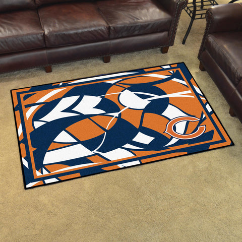 Fanmats® - NFL Chicago Bears 4'x6' Ultra Plush Area Rug with C Logo