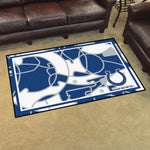 Fanmats® - NFL Indianapolis Colts 4'x6' Ultra Plush Area Rug with Horseshoe Logo