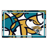 Fanmats® - NFL Jacksonville Jaguars 4'x6' Ultra Plush Area Rug with Jaguar Logo