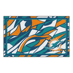 Fanmats® - NFL Miami Dolphins 4'x6' Ultra Plush Area Rug with Dolphin Logo