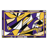 Fanmats® - NFL Minnesota Vikings 4'x6' Ultra Plush Area Rug with Viking Logo