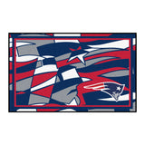 Fanmats® - NFL New England Patriots 4'x6' Ultra Plush Area Rug with Patriot Logo