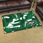 Fanmats® - NFL New York Jets 4'x6' Ultra Plush Area Rug with Oval NY Jets Logo