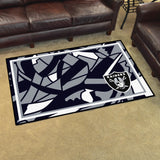 Fanmats® - NFL Las Vegas Raiders 4'x6' Ultra Plush Area Rug with Raider Logo