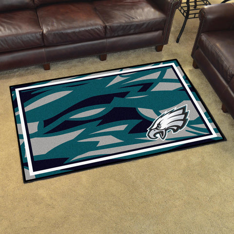 Fanmats® - NFL Philadelphia Eagles 4'x6' Ultra Plush Area Rug with Eagles Logo