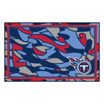 Fanmats® - NFL Tennessee Titans 4'x6' Ultra Plush Area Rug with Comet T Logo