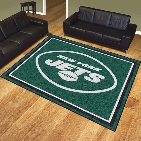 Fanmats® - NFL New York Jets Ultra Plush Area Rug with Oval NY Jets Logo