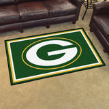 Fanmats® - NFL Green Bay Packers Ultra Plush Area Rug with Oval G Logo