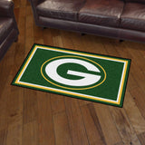 Fanmats® - NFL Green Bay Packers Ultra Plush Area Rug with Oval G Logo