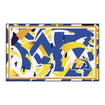 Fanmats® - NFL Los Angeles Rams 4'x6' Ultra Plush Area Rug with Ram Logo