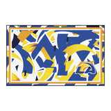 Fanmats® - NFL Los Angeles Rams 4'x6' Ultra Plush Area Rug with Ram Logo